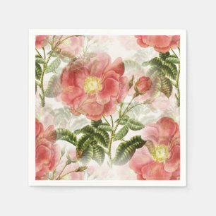 Serviette En Papier Pink Camellia