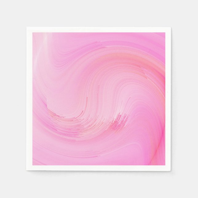 Serviette En Papier Pink Fluid Pour Ombre (Devant)