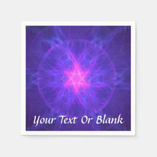 Serviette En Papier Pink Magen David