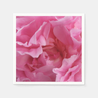 Serviette En Papier Pink Peony Standard Cocktails Napkins