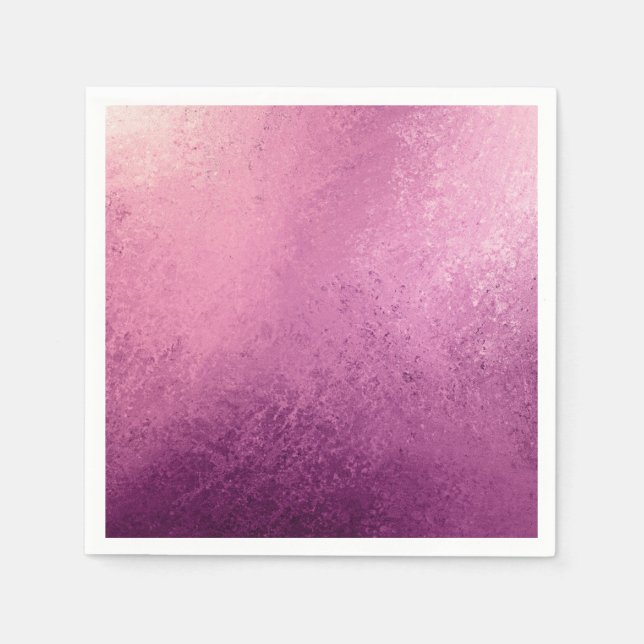 Serviette En Papier Pink Purple Ombré Aquarelle Grunge Russe Imprimer (Devant)