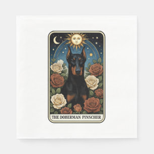 Serviette En Papier Pinscher Dobermann