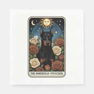 Serviette En Papier Pinscher Dobermann