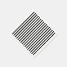 Pinstripe mince noir et blanc