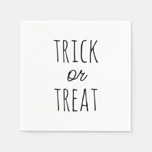Serviette En Papier Pique ou traitement Halloween   Éffrayant noir et 