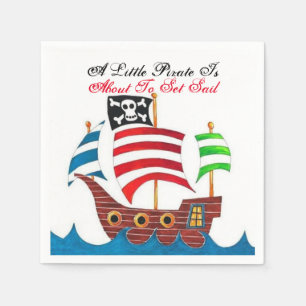 Serviette En Papier Pirate