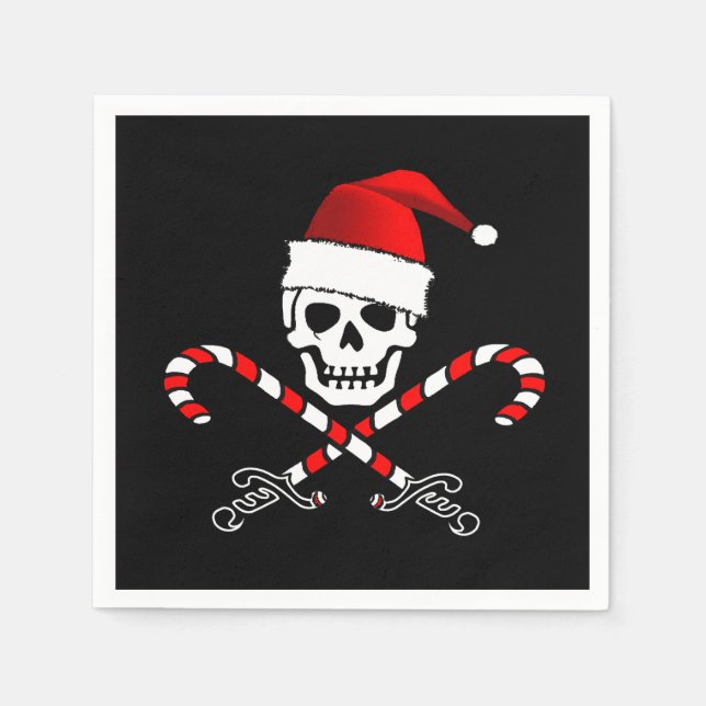 Serviette En Papier Pirate Christmas Party Papier serviettes (Devant)
