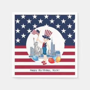 Serviette En Papier Pirate Girl Treasure Map Amusant Anniversaire Fête