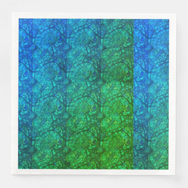 Serviette En Papier Pisces Party (Devant)