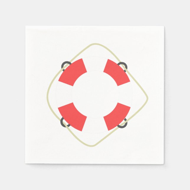 Serviette En Papier Piscine Anniversaire Papier (Devant)