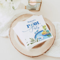 piscine cool fête d'anniversaire piscine bleue