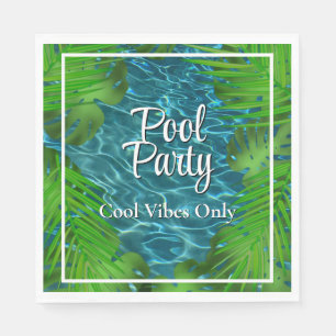 Serviette En Papier Piscine cool feuilles