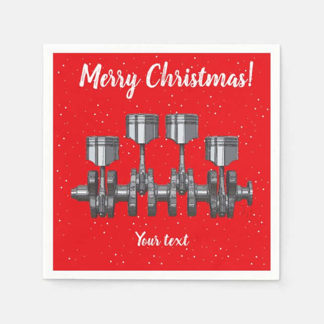 Serviette En Papier Piston Crankshaft (Devant)