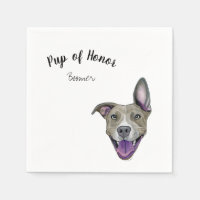 Pitbull Chien Cocktail Napkins