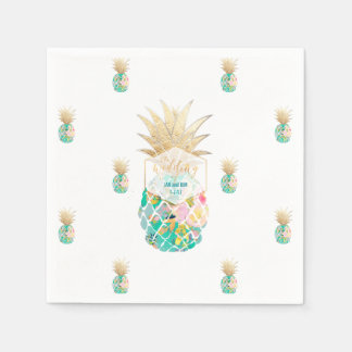 Serviette En Papier PixDezines Aloha Ananas/do-it-yourself arrière - p