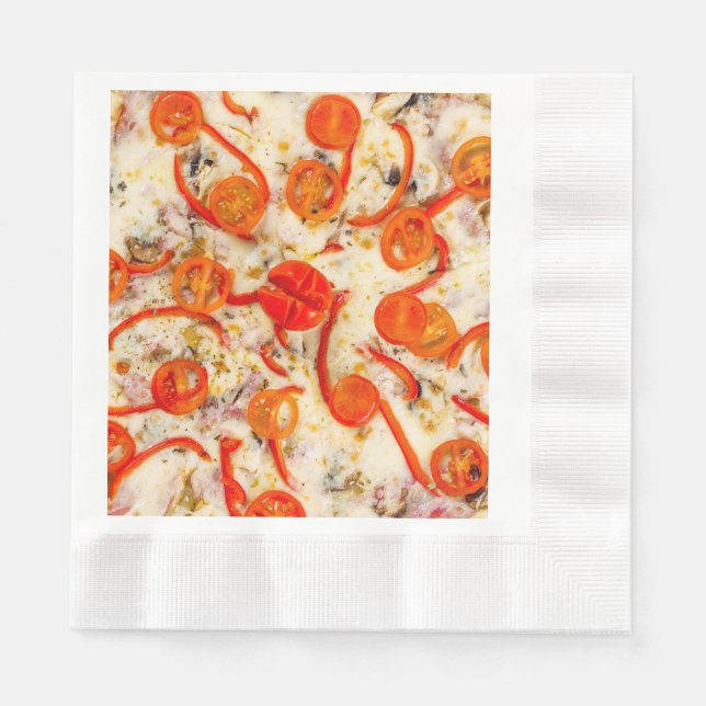 Serviette En Papier Pizza (Devant)