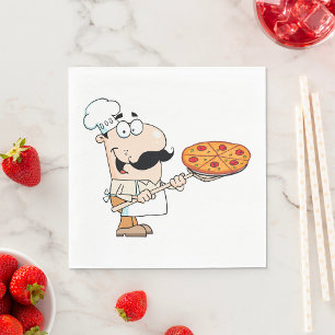 Serviette En Papier Pizza Cook