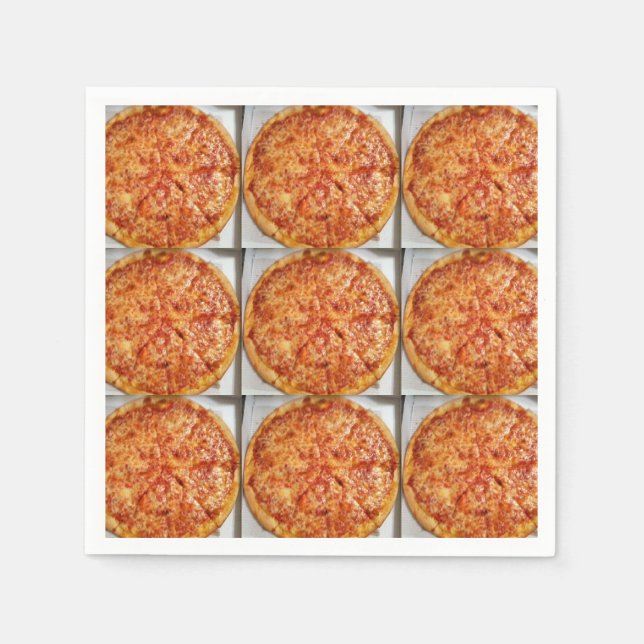 Serviette En Papier Pizza Napkins (Devant)