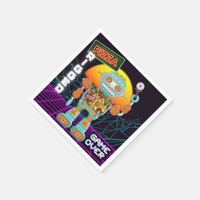 Serviette En Papier Pizza Riggué - Jeu sur (Coin)