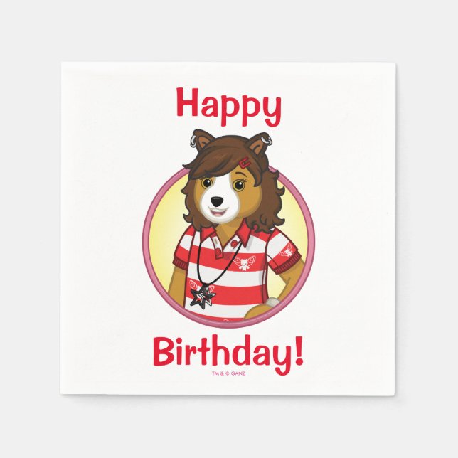 Serviette En Papier PJ Collie (Devant)