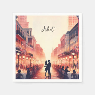 Serviette En Papier Plage Océan Été Fête de Mariage Nouvelle-Orléans