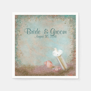 Serviette En Papier Plage tropicale