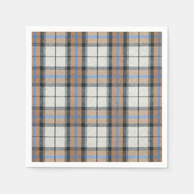 Serviette En Papier Plaid (Devant)
