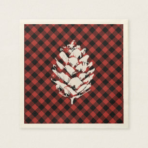 Serviette En Papier Plaid Pinecone de Buffalo