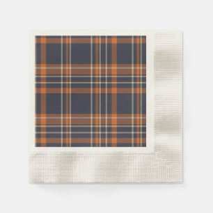 Serviette En Papier Plaid rustique Noël/hiver