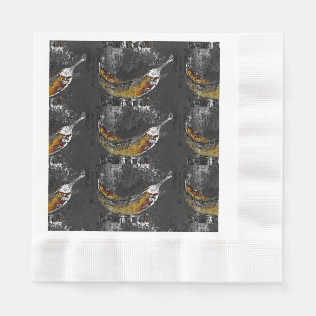 Serviette En Papier plaine plane (Devant)