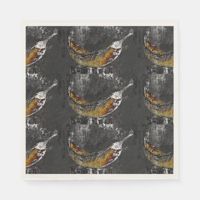 Serviette En Papier plaine plane (Devant)