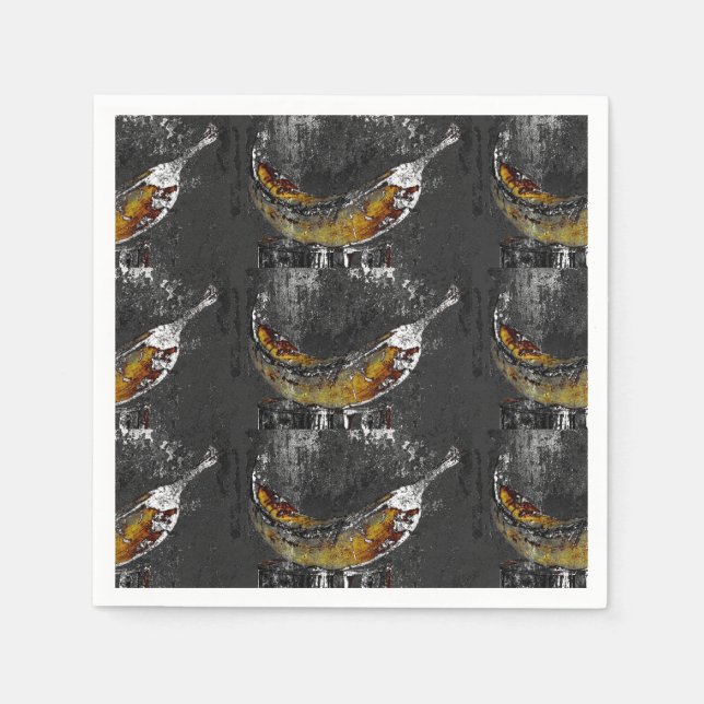 Serviette En Papier plaine plane (Devant)