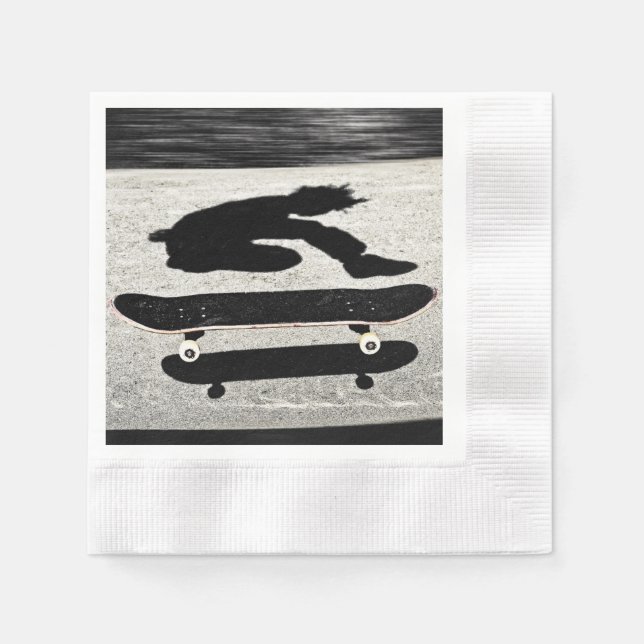 Serviette En Papier planche à roulettes (Devant)