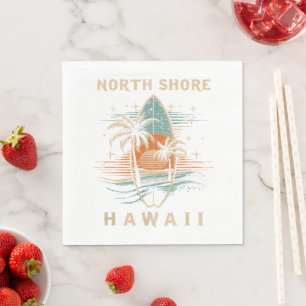 Serviette En Papier Planchiste North Shore Hawaï