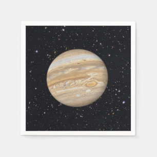 Serviette En Papier Planète Jupiter Starry Sky Napkins
