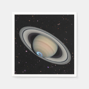 Serviette En Papier Planète Saturn Starry Sky