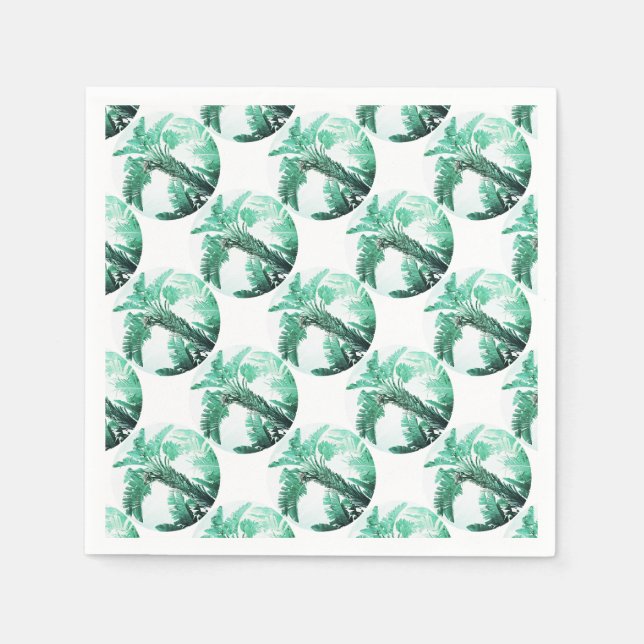 Serviette En Papier Plante de banane verte (Devant)