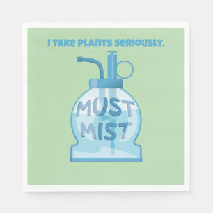 Serviette En Papier Plante mister brumisateur plantes en pot