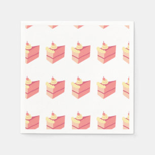 SERVIETTE EN PAPIER PLAQUE DE GÂTEAU