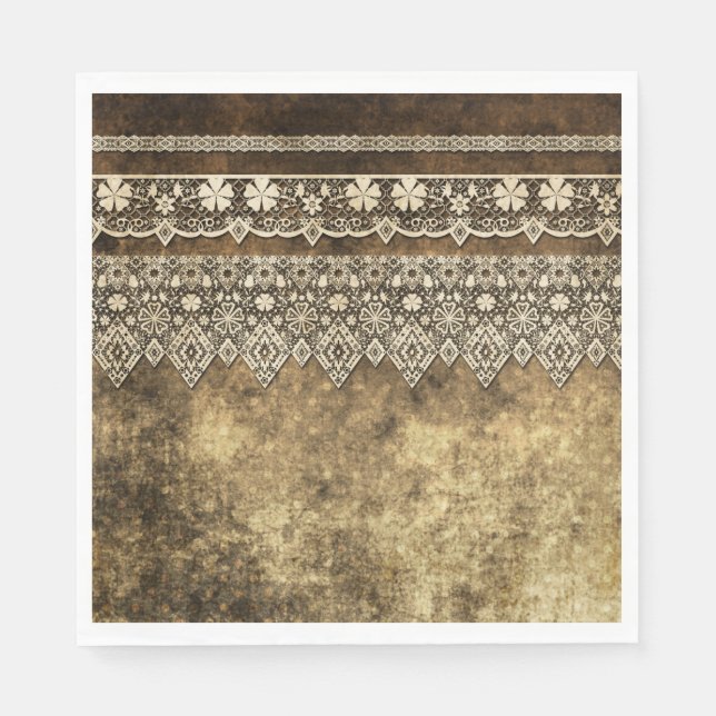 Serviette En Papier plaque en dentelle vintage (Devant)