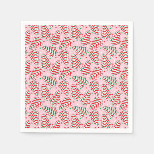 Serviette En Papier Plaques en papier de gâteau de Noël