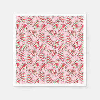 Serviette En Papier Plaques en papier de gâteau de Noël