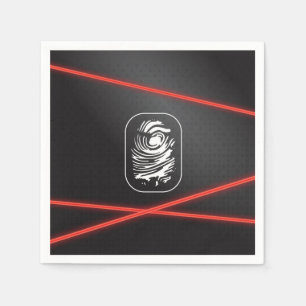 Serviette En Papier Plaques laser de la partie d'espionnage