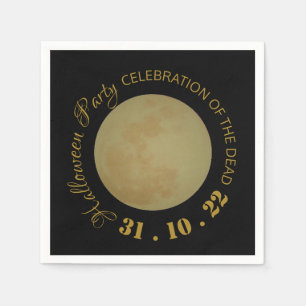 Serviette En Papier Pleine lune, Halloween Party Napkin