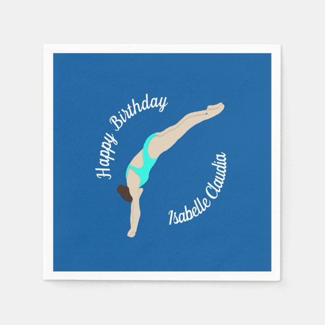 Serviette En Papier Plongée (Devant)