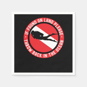 Serviette En Papier Plongée S'Il Est Trouvé Sur Terre S'Il Vous Plaît 