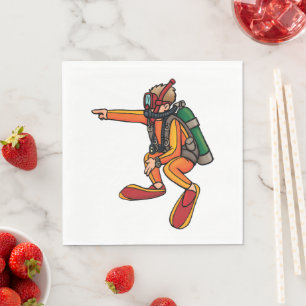 Serviette En Papier Plongeur