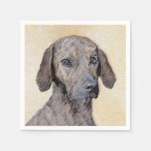 Serviette En Papier Plott Peinture - Cute Original Chien Art