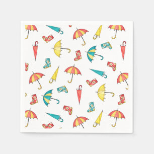 Serviette En Papier Pluie printanière I