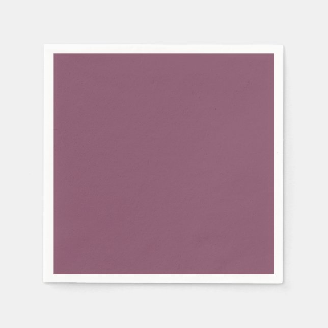 Serviette En Papier Plum profond tendance - serviettes (Devant)